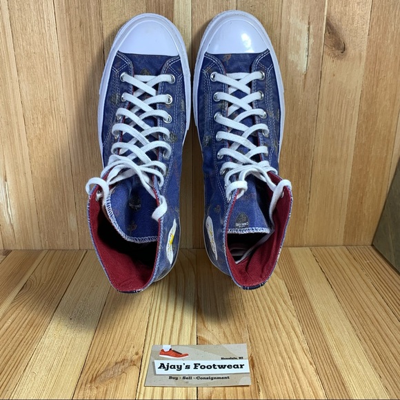 Converse Cleveland Cavaliers Chuck Taylor 70 Hi Mens Size: 10 161165C Shoes - Picture 6 of 11